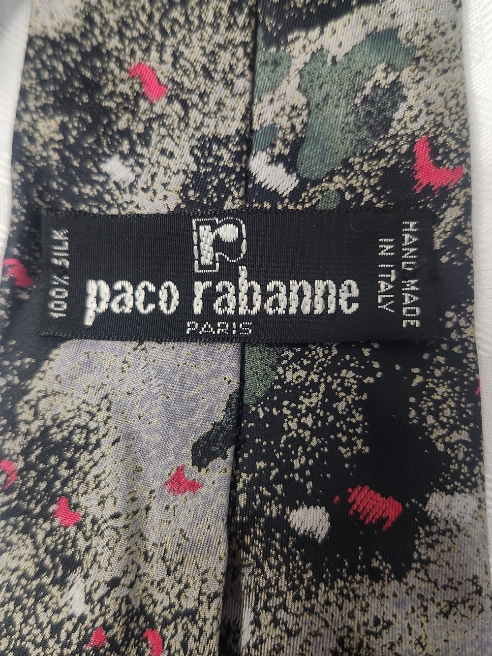 Paco Rabanne Men’s Printed Boxer Briefs - Black with Pink & Green Accents